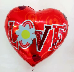 GLOBO 18" TE AMO OPCIONES VARIAS INFLADO CON HELIO en internet