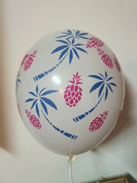 1 globo Piñas y Palmeras