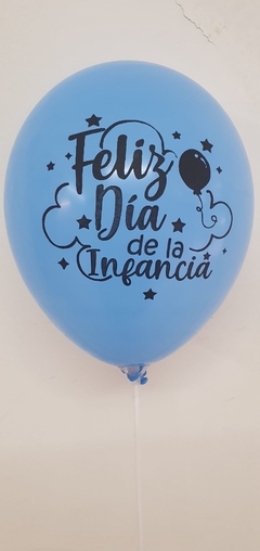 10 globos Feliz dia de la Infancia en internet