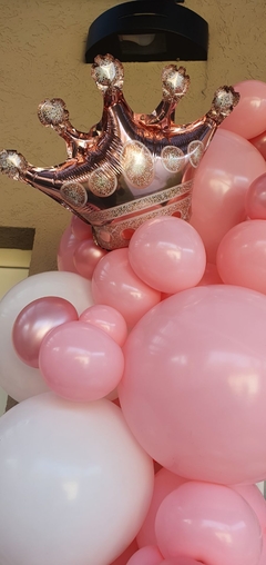 Medio arco organico rosa pastel - comprar online