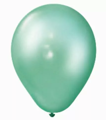 Globox Agua Marina perlado 12 pulg. x 50 u