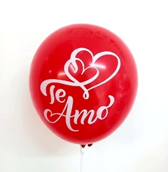 10 UNIDADES GLOBO DE LATEX TE AMO SIN INFLAR - comprar online
