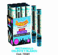 Cañon papel celeste y blanco