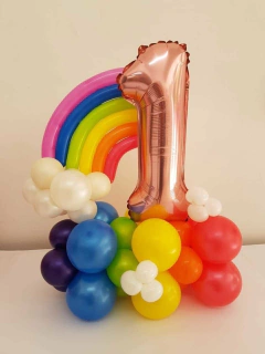 Balloon bouquet/centro de mesa o UNO