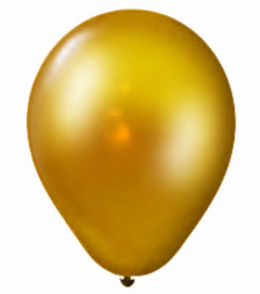 Globox Dorado perlados 12 pulg. x 50 u