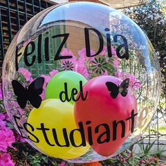 BUBBLE PERSONALIZADA FELIZ DIA DEL ESTUDIANTE 360°