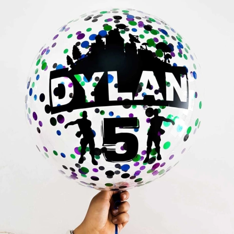 BUBBLE PERSONALIZADA FORNITE