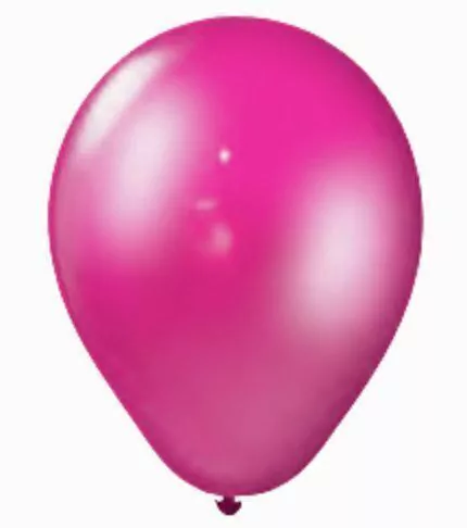 Globox Fucsia perlados 12 pulg. x 50 u