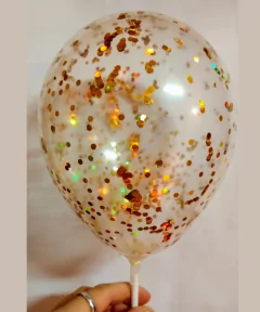 GLOBO PARA TORTA CON CONFETTI - comprar online
