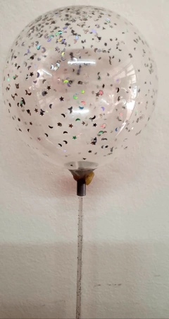GLOBO PARA TORTA CON CONFETTI - Festiball - Tienda de globos