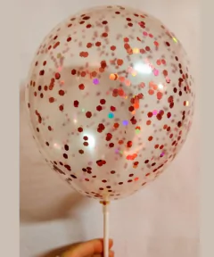 GLOBO PARA TORTA CON CONFETTI en internet