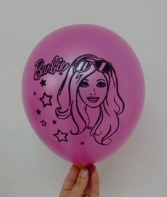 10 globos impresos Barbie en internet