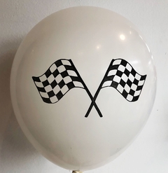 10 globos impresos Banderines