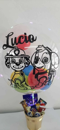 BUBBLE PERSONALIZADA PAW PATROL
