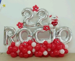 Balloon bouquet con Peluche