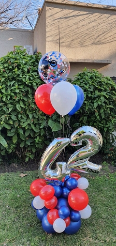 Balloon bouquet motos