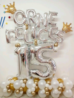 Balloon bouquet 15 años Orne