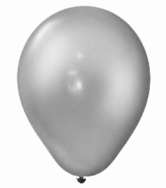 Globox Plata perlados 12 pulg. x 50 u