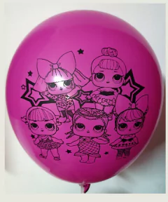 10 Globos impresos LOL