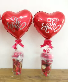 Arreglo con golosinas en internet