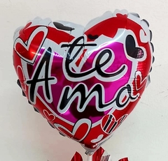 GLOBO DE MYLAR SAN VALENTIN 9" INFLADO CON AIRE - comprar online