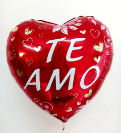 GLOBO DE MYLAR TE AMO 9" INFLADO CON AIRE - comprar online