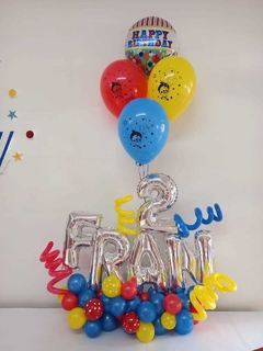 BALLOON BOUQUET PLIM PLIM 2 años