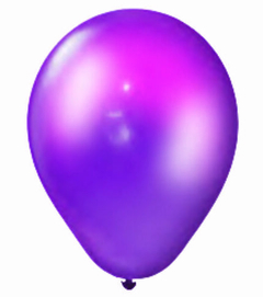 Globox Violeta perlado 12 pulg. x 50 u