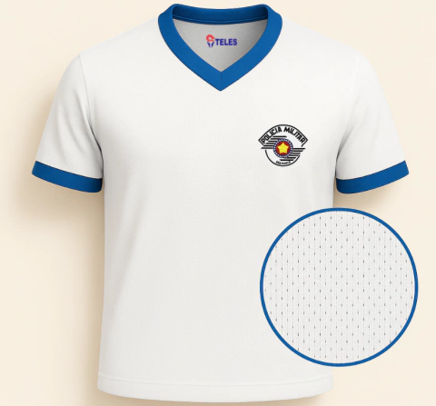 Camiseta Dry-Fit Gola V C/ QRA Bordado - comprar online