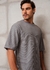 Imagem do T-shirt Over Waffer - Cinza