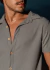 Camisa Waffle Cinza