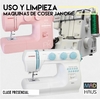 CLASE DE USO Y LIMPIEZA MAQUINAS DE COSER JANOME