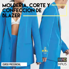 CURSO MOLDERÍA, CORTE Y CONFECCIÓN BLAZER