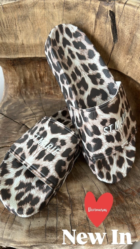 Chancleta Leopardo