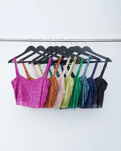 Top Lentejuelas Sisi - comprar online