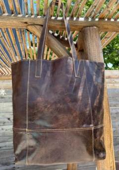 Tote Bag Cuero Nolita - Divinuras