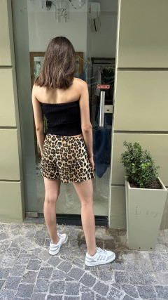 Falda Lino Animal