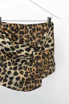 Falda Lino Animal - comprar online