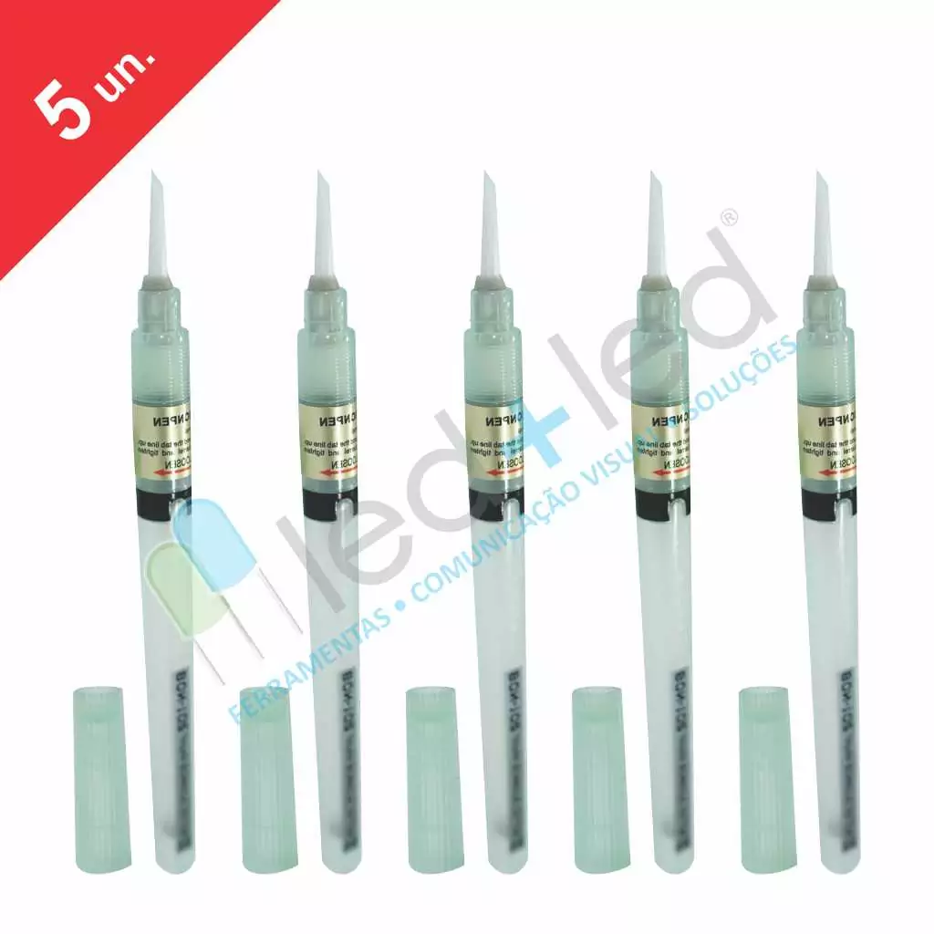 5 Caneta Recarregável para Fluxo de Solda