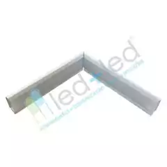 Emenda Teto Parede p/ Perfil Embutir 24x7mm Branco - comprar online