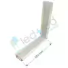 Emenda Teto Parede p/ Perfil Embutir 24x7mm Branco