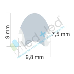 Neon 2a Geração Fita LED RGB Digital Sequencial Silicone Branco 8mm rolo 5 metros na internet