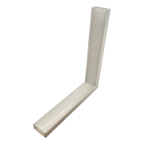 Emenda Teto Parede p/ Perfil Sobrepor 17x7mm Branco