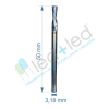Fresa para Corte de Chapa Galvanizada e Inox DOWNCUT 3x10mm
