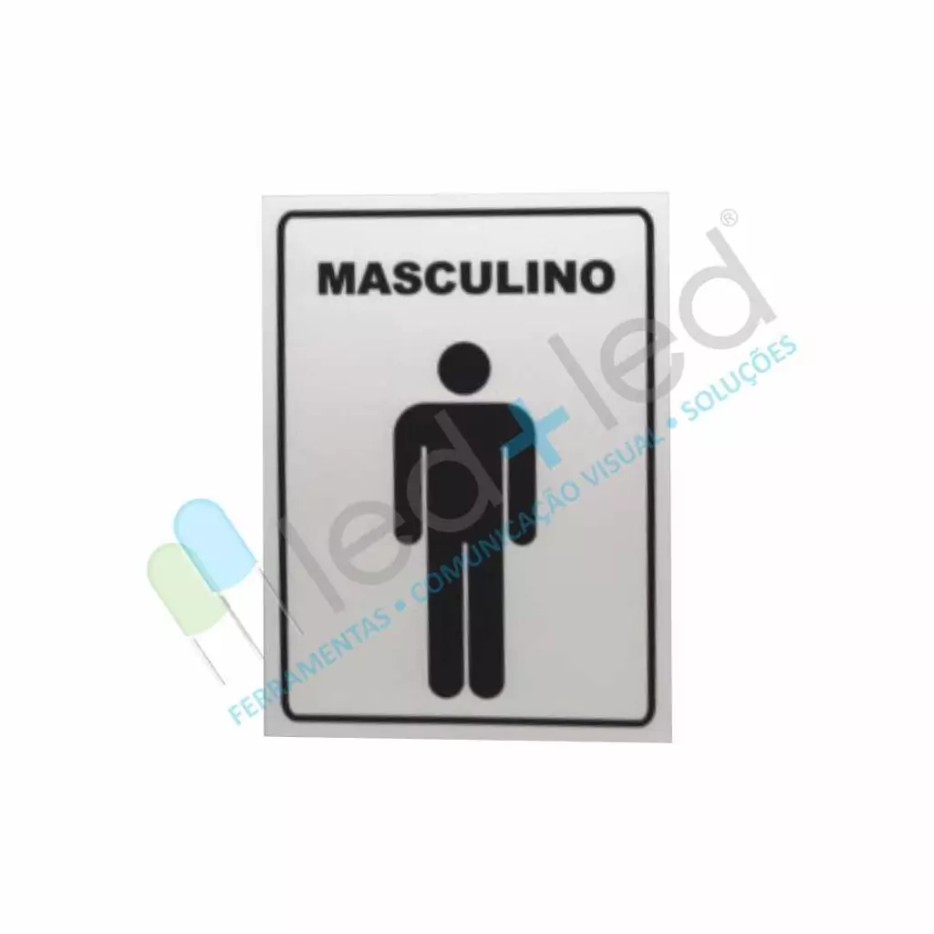 Placa 15x20cm para Banheiro