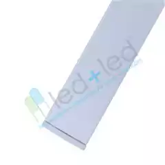 1 Perfil LED Sobrepor 17x7mm Branco Barra com 2,00m - LED + LED - Comunicação Visual - Ferramentas - Soluções