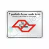 Placa 30x20cm Proibido Fumar