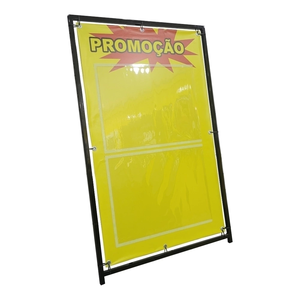 Cavalete Tripé 59x92cm Metalon e Lona 1 Face 2 Bolsas A3 - comprar online