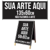 Kit 1 Cavalete 59x92cm + 1 Faixa 135x60cm