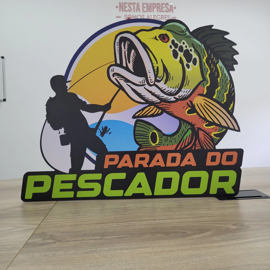 Letreiro ou Logomarca PVC 10mm até 80x60cm